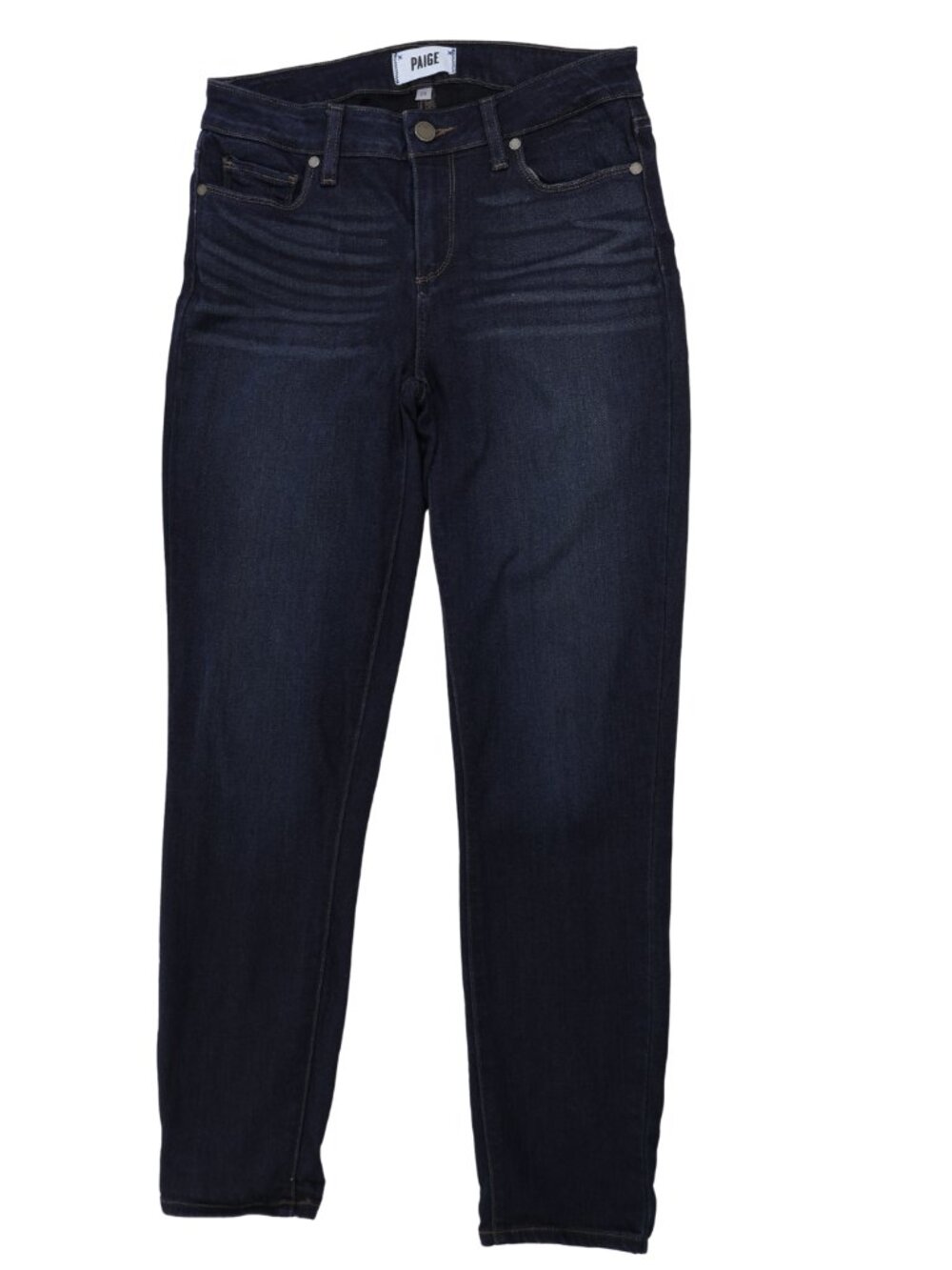 PAIGE Verdugo Ankle Skinny Jeans Size 28 Dark Wash